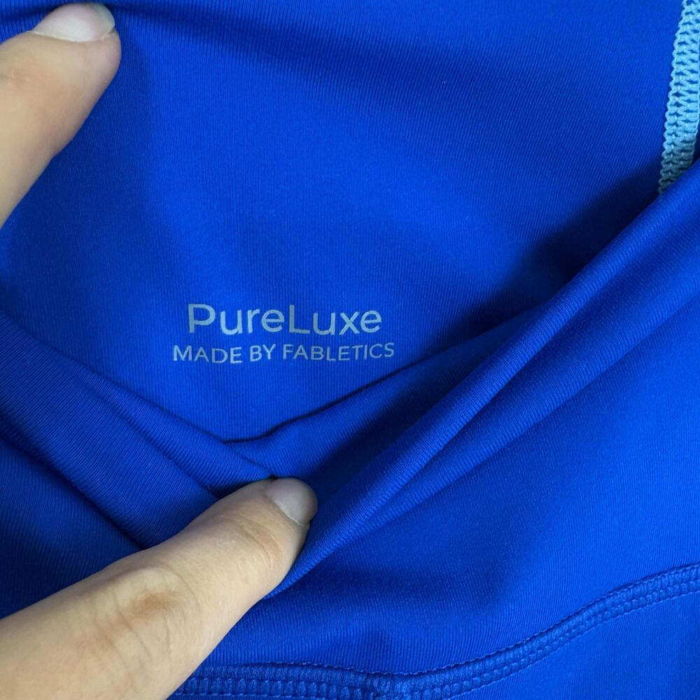 Fabletics Oasis Blue PureLuxe High-Waisted Pockets Legging - Picture 6 of 8